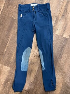The Tailored Sportsman Blue Youth Breeches